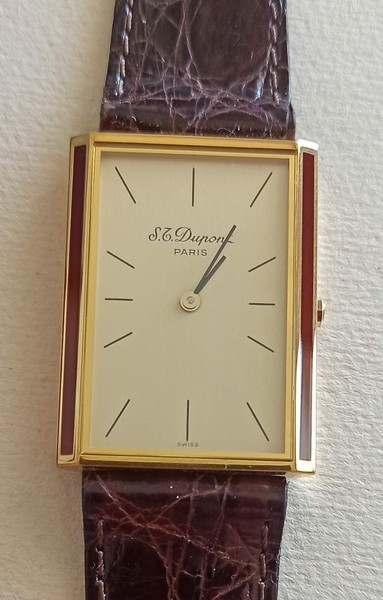 S.T. DUPONT PARIS LAQUE DE CHINE, HERREN UHR LUXUS