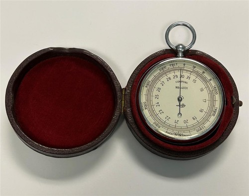 Lufft Pocket Barometer - Original Leather Case - Germany