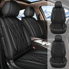 Car Faux Leather 5-seat Covers Full Set Fit For Kia Forte 2010-2026 Protector