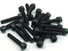 Schrauben M5 x 30mm Innensechskant Stahl Zink Schwarz