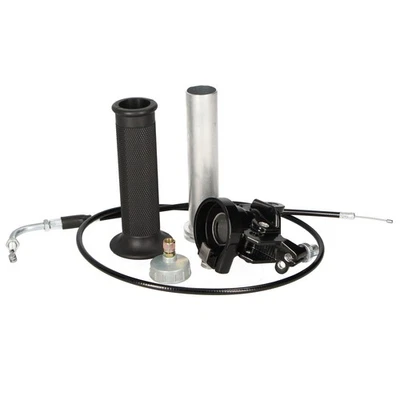 VENANDI Gasgriff Umbau auf Wickelgas Simson Schwalbe KR51/1 KR51/2 SR4-2, -3, -4 Schwarz