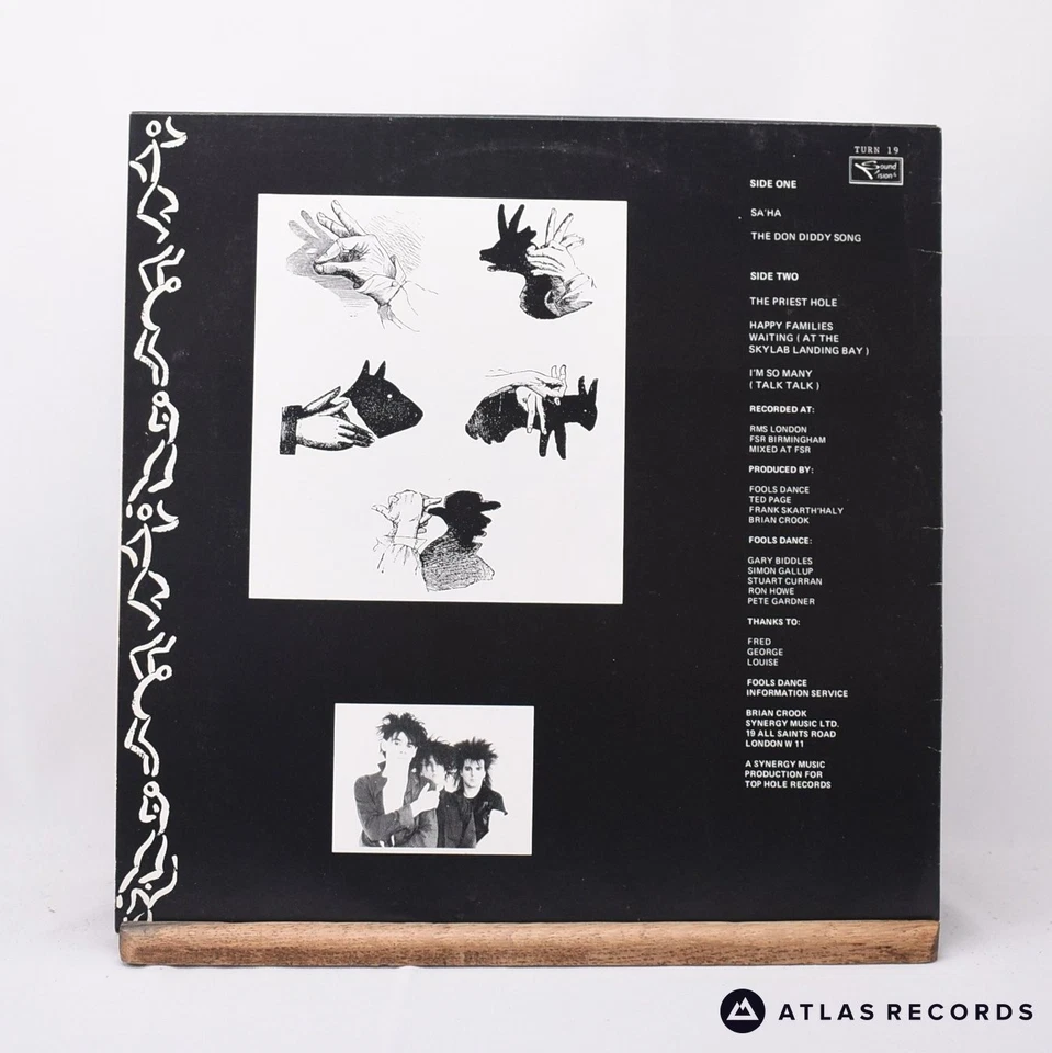 Fools Dance Fools Dance 19A 19B 12" EP Vinyl Record Turn 19 - VG+/EX - Image 3 of 4