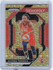 2024 Prizm Monopoly WNBA Alyssa Thomas Gold Millionaire Prizm /500 No.WNBA10