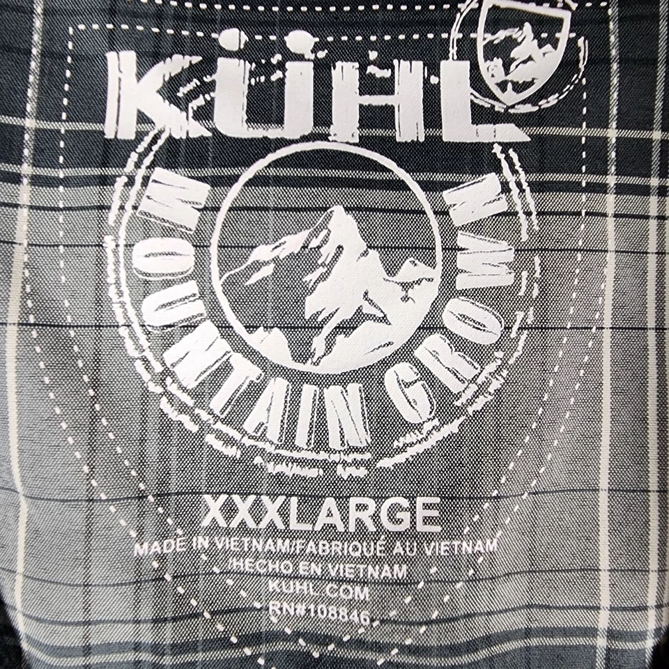 Camisa Kuhl Para Hombres 3XL Gris Stealth 7453 Manga Corta Aire Libre Senderismo Pesca Foto 2 de 4