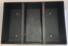 Laserline 60 CD Storage Rack Case Organizer Holder Wall Mountable Black