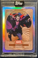 2025 Topps Marvel Mint 50 TOMB OF DRACULA 080/100 Refractor Card FACTORY SEALED