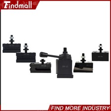 6 Pc AXA Size 250-111 Set Wedge Type Quick Change Tool Post Set Swing Dia 12"