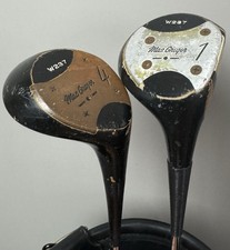 MacGregor Tourney Master W237 Persimmon Wood Pair 1  4 Driver RH Steel Vintage