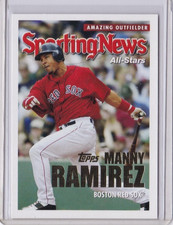 2005 Topps Sporting News All-Stars #362 MANNY RAMIREZ BOSTON RED SOX ID89