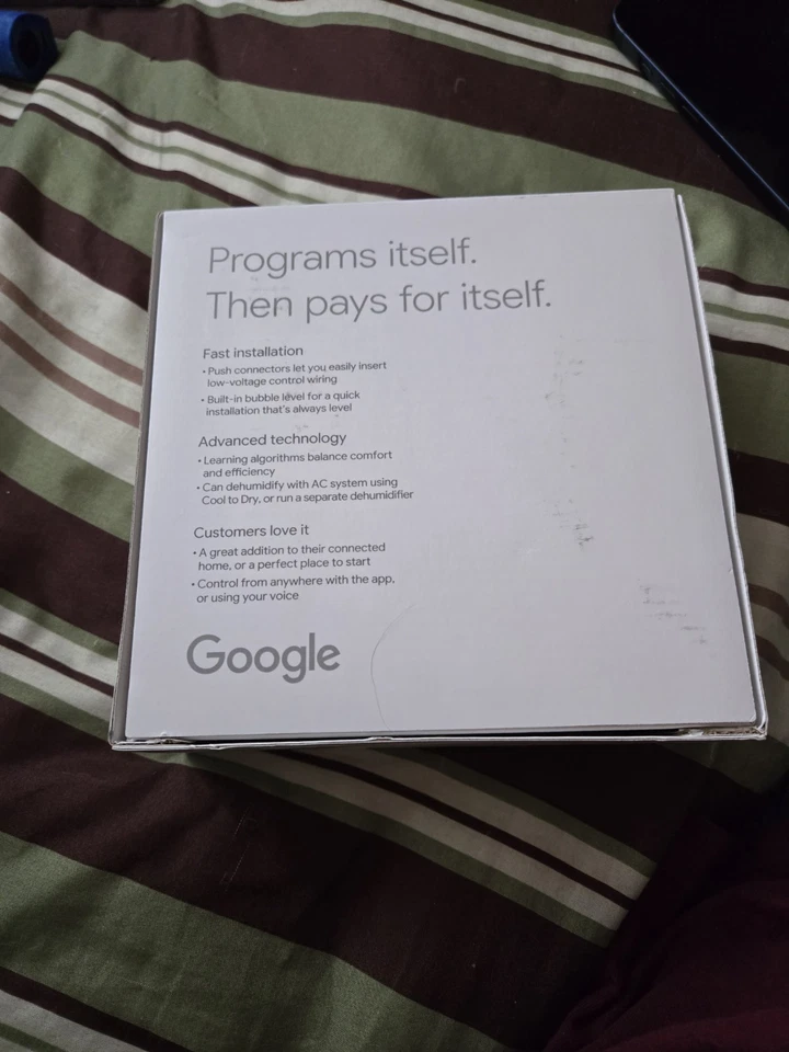 Nest Pro 3rd Gen Learning Thermostat Stainless Steel T3008US Open Box - Image 2 of 4