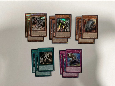 #ad Ancient Gear Deck Core 15 Card MP25 Yugioh Golem Commander Dragon Duel $9.99
