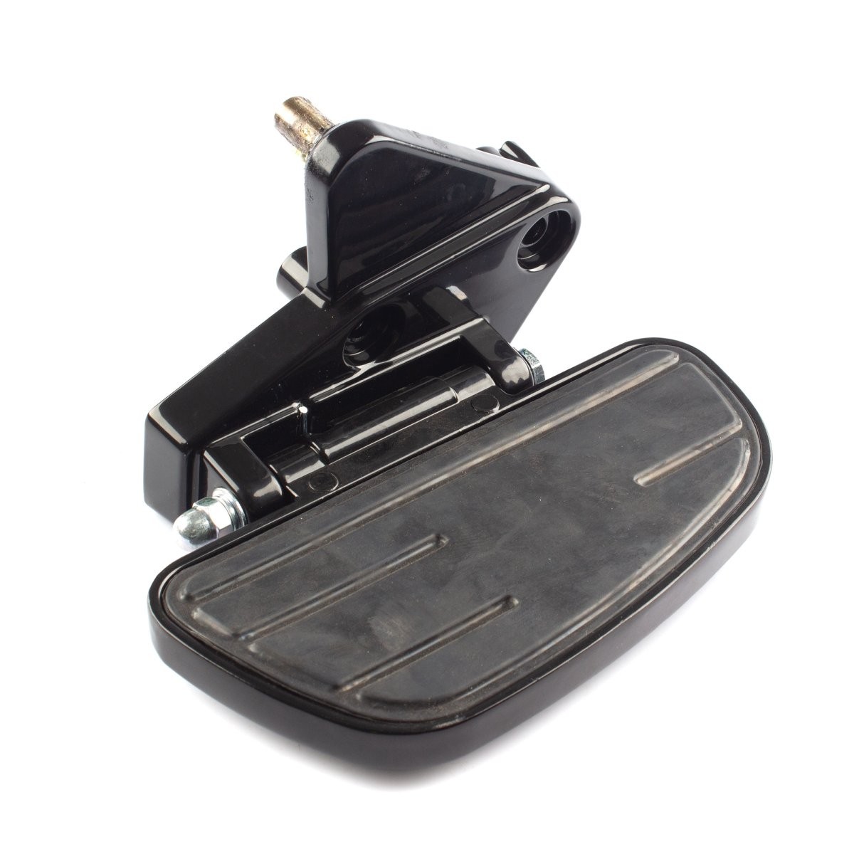 Left Rider Footpeg for ZS125-79-E4, ZS125-79-E5 Foot Peg Black Steel Foldable