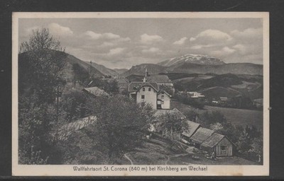 0881 Ansichtskarte NIEDERÖSTERREICH St. CORONA am Wechsel