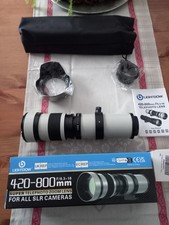 Objektiv Lightdow Super Tele 420mm - 800 mm für MFT 4/3 Olympus Panasonic Neu