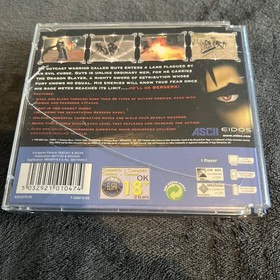Sword Of The Berserk Guts Rage By Eidos ~ Original Sega Dreamcast Game Near Mint