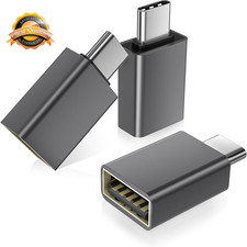 USB C to USB Adapter OTG 3.0 Type C Converter Thunderbolt 3 Pack