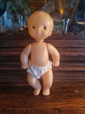 Vintage Soviet Blown Plastic Toy. baby doll. USSR