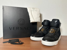 Versace High Top Medusa head sneaker boots - ...