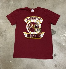 Vtg Washington Redskins Logo 7 Single Stitch USA Made NFL T-shirt Sz ML 80s 70s