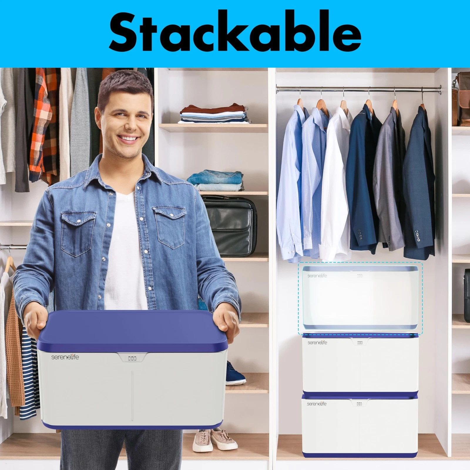 SereneLife Storage Box - Thumbnail 3
