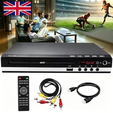 1080P DVD Player Multi Region for TV, HDMI & AV Output USB Playback, Region Free