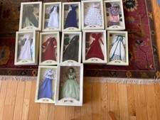 RARE Franklin Mint Scarlett O Hara Complete Collection Doll 12 Gowns