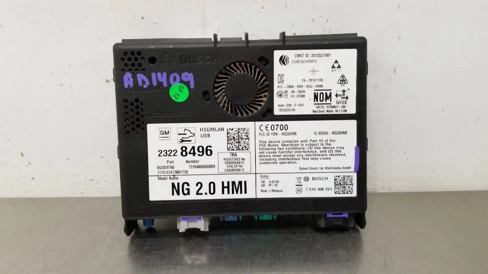 15 GMC SIERRA 1500 INTERFACE MÁQUINA HUMANA HMI 23228496 - Imagem 2 de 4