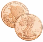 1oz Walking Liberty Copper American Eagle Rounds Coins Golden State Mint BU