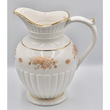 Royal Albert Gold Gild Old Country Roses Large Water Sweet Tea Pitcher Porcelain