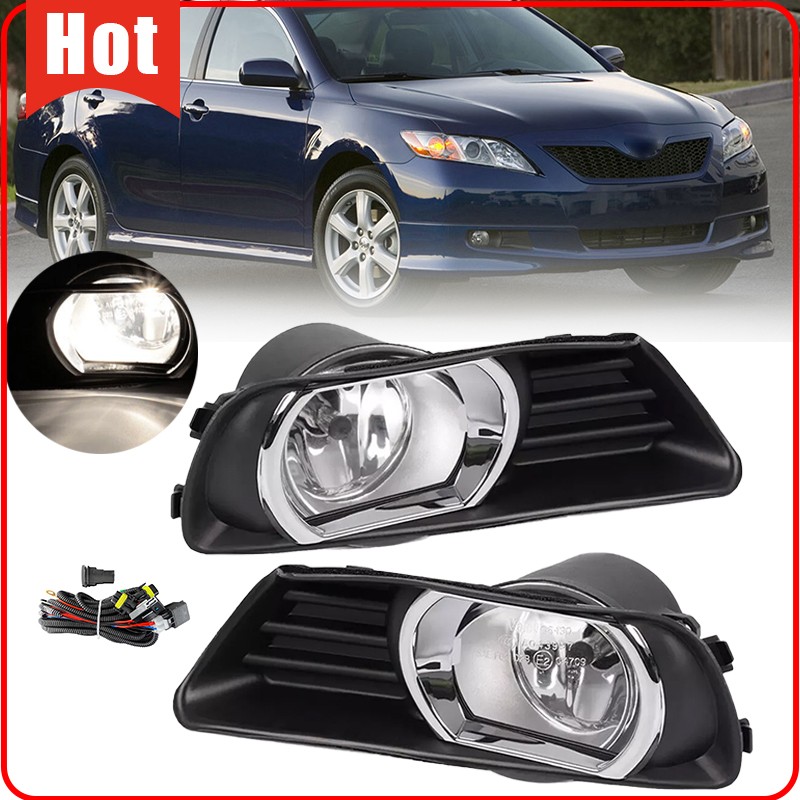 Fog Lights Assembly For 2007 2008 2009 Toyota Camry with Switch & Wiring