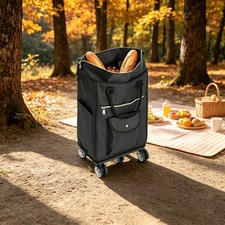 Foldable Grocery Cart on Wheels Shopping Cart for Groceries Shopping Cart USA