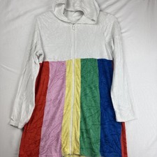 Hanna Andersson Rainbow Terry Cloth Zip Hoodie Kids US 12 150cm Colorblock