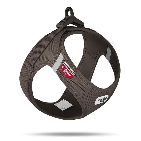 Curli Clasp Vest Geschirr Air-Mesh Brown 3XS-image