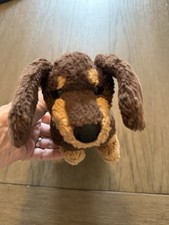 JELLYCAT LONDON Otto Sausage Dog Plush Small Dachshund Brown Wiener Puppy Small