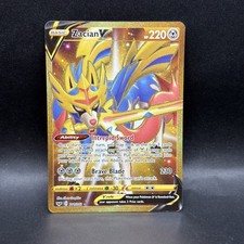 Pokémon Zacian V 211/202 Swsh01: Sword & Shield Secret Rare Full Art Holo on eBay