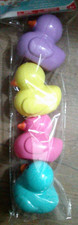 NEW 4 pack RUBBER DUCK theme easter eggs assorted colors