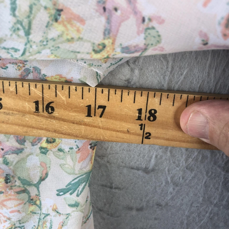 Lauren Conrad Blouse Womens XS Floral Sheer Button Front Pleated Fairy Feminine - Image 3 of 4