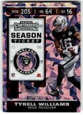 2019 Panini Contenders - Season Ticket Tyrell Williams #43 - 15/23