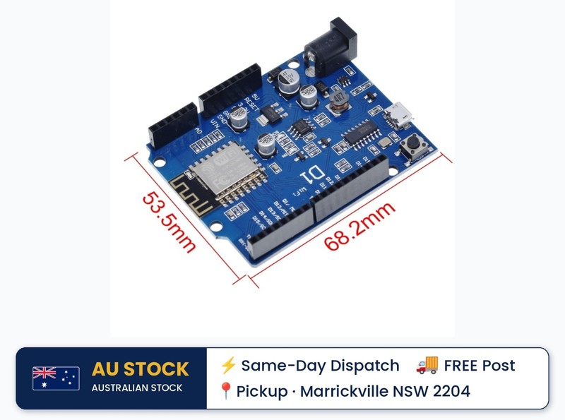 Arduino UNO R3 D1 CH340 WiFi Compatible Development Board From ESP12/ESP8266