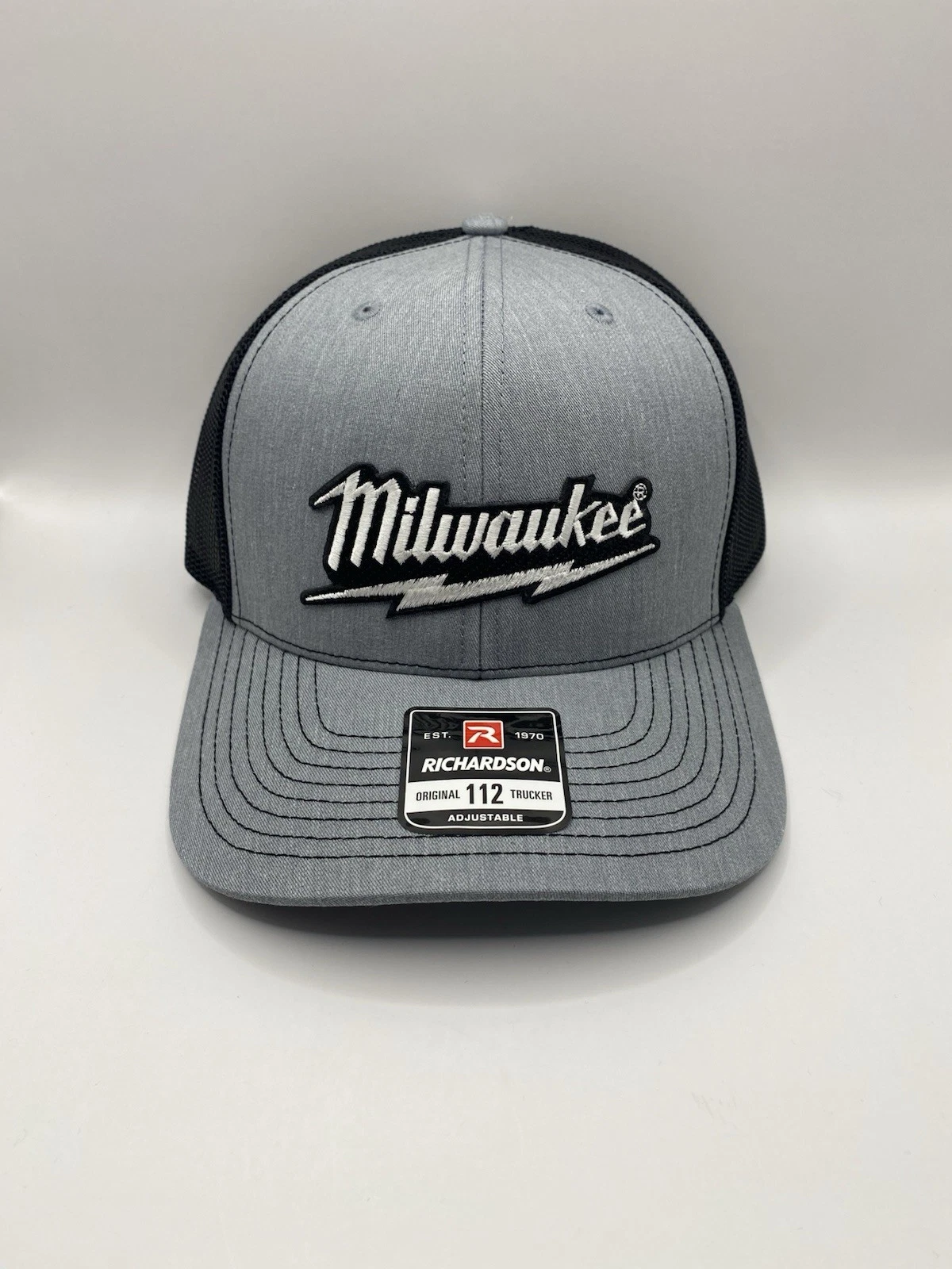 Milwaukee Tools Blackout Trucker Hat, Richardson 112 snap-back style. NWT!