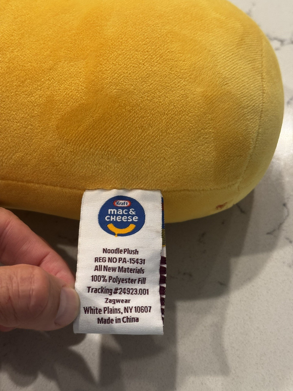 KRAFT Talking Mac & Cheese Comfort Noodle plush 2024 Rare Promotional Item