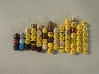 LEGO Minifigure Head Lot 60+ Genuine LEGO Marvel Star Wars Ninjago City Mixed