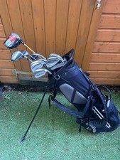 Lovely Set Of Golf Clubs Including Titleist Callaway Taylormade Callaway Bag