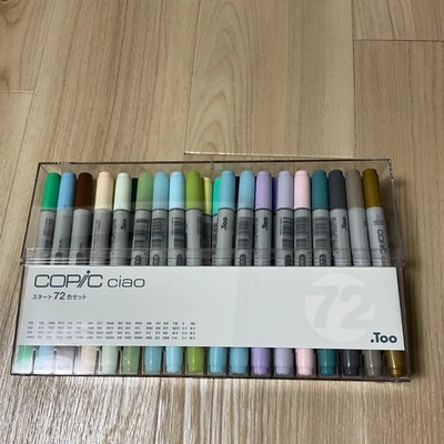 Copic Ciao Too Markers Start 72 Color Set Marker Art Pen JAPAN Manga NEW FS