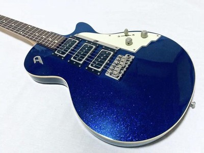 E-Gitarre Duesenberg V-Caster Modell Blauerle Korpus Ahorn Hals