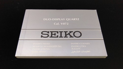Orologio SEIKO Quarzo Originale Istruzioni Manuale Libretti Digital Diver Automatico - Foto 21 di 24