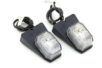1 X AspöCk Led Flexipoint 1 Begrenzungsleuchte Weiß Halter RüCkstrahler 12-24V