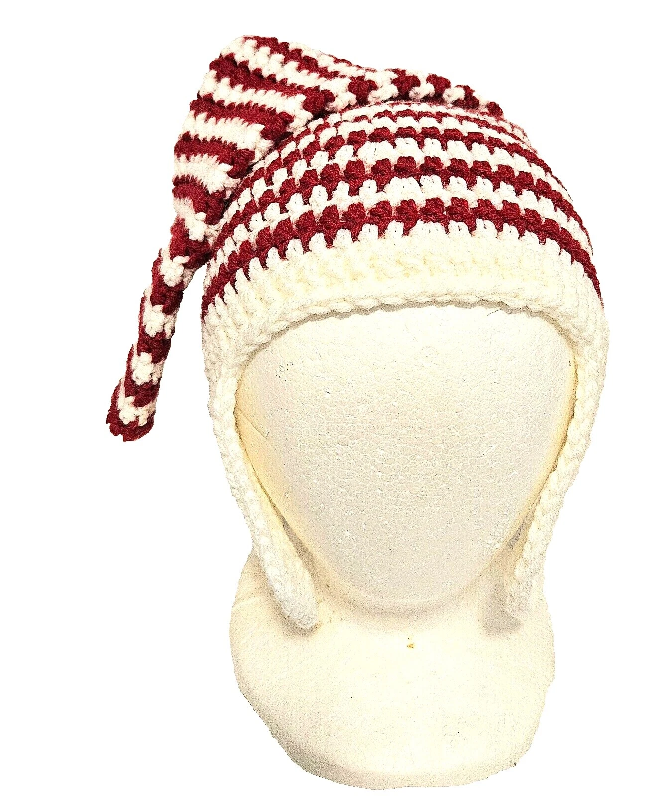 Handmade White Baby Hats