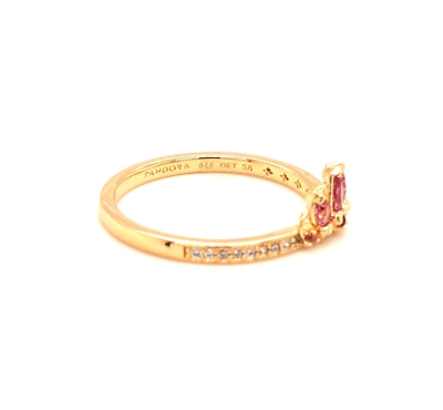GENUINE PANDORA x DISNEY Princess Rapunzel Tiara Ring 14k Gold