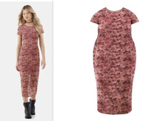 No Boundaries Mesh Maxi Dress, Plus Size 4X, Dress Lined to knees short Sleeve